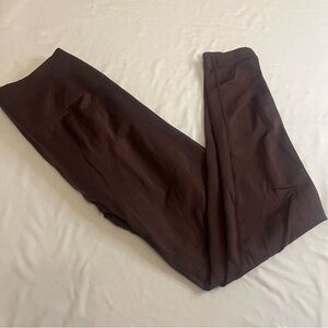 Sunzel Brown Scrunch Butt Seamless Leggings Women’s Size M